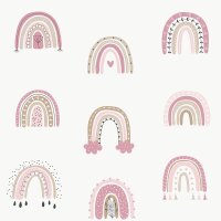 Kids and Teens Tapeten Regenbogen Boho Stil