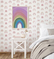 Kids and Teens Tapeten Regenbogen Boho Stil