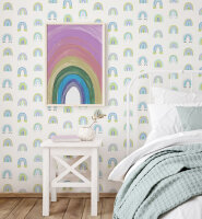 Kids and Teens Tapeten Regenbogen Boho Stil
