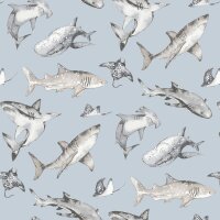 Kids and Teens Tapeten Meer Fisch Hai
