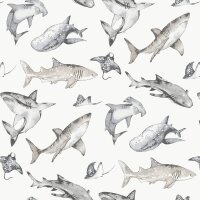 Kids and Teens Tapeten Meer Fisch Hai
