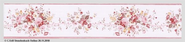 Bordüre  Landhaus Floral Blumen  Petite Fleur