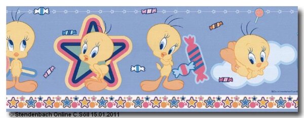 Bordüre Kinderzimmer Tweety