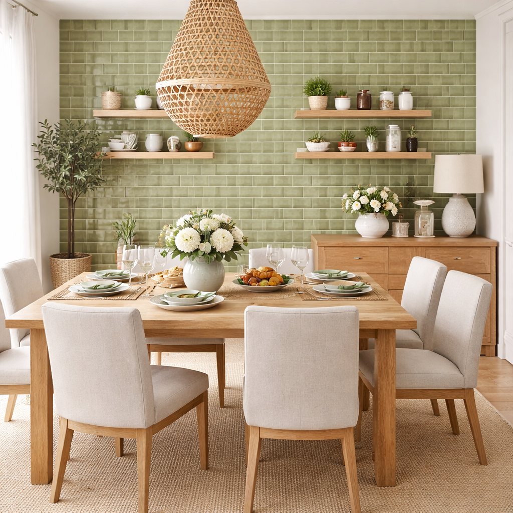Statement Tapete im Esszimmer – Trend 2026